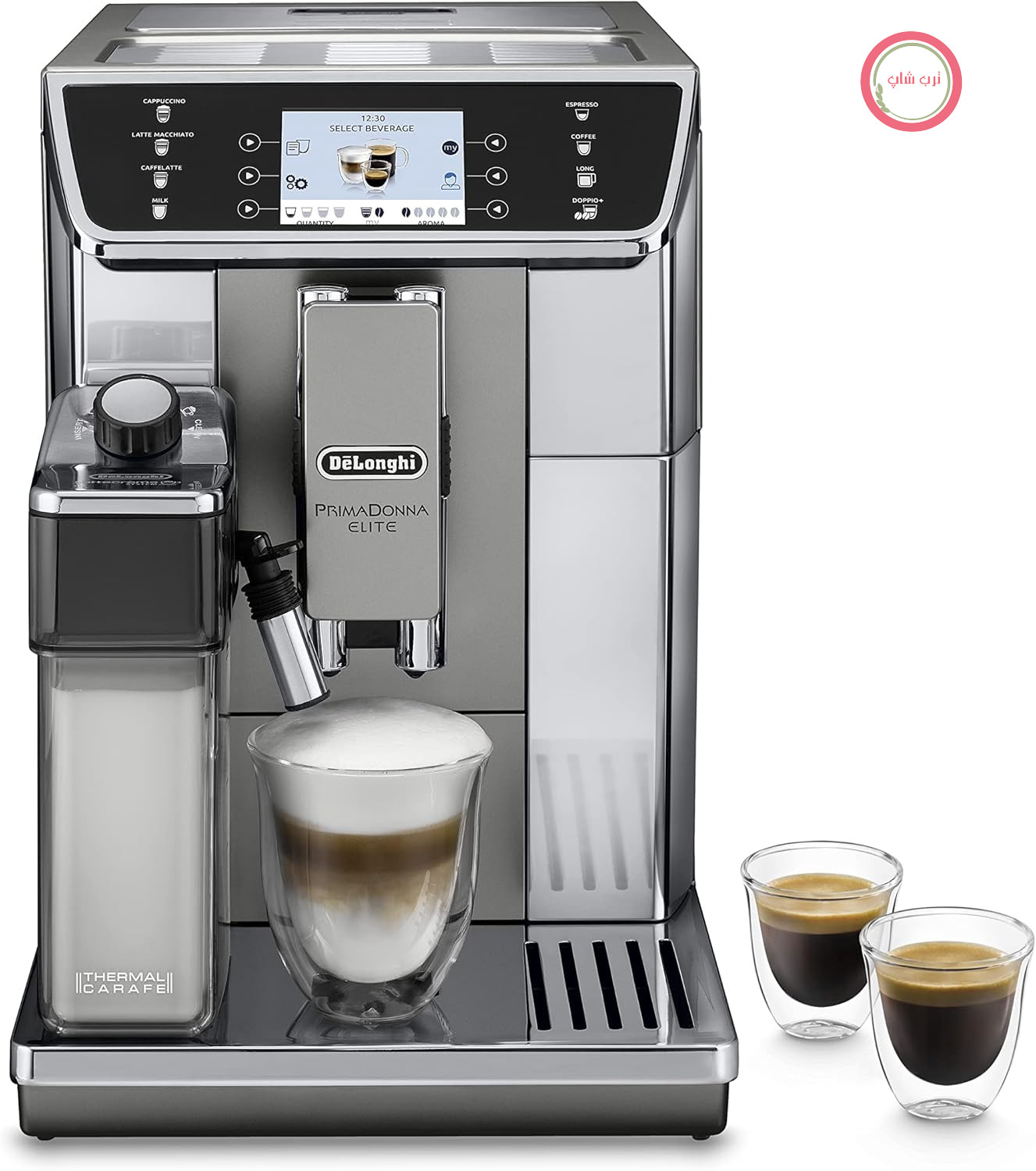 دستگاه قهوه ساز تمام اتوماتیک De'Longhi ECAM650.55.MS با سیستم شیر LatteCrema، نقره‌ای