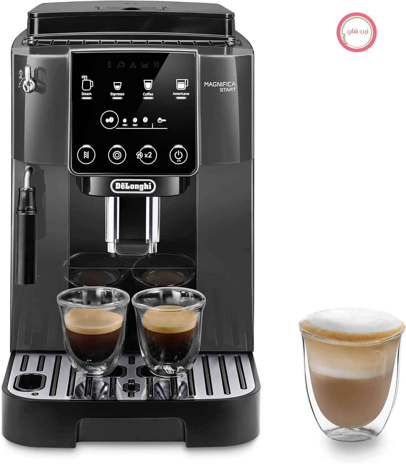 دستگاه قهوه ساز فوق اتوماتیک DeLonghi Magnifica Start با آسیاب ۱۵ بار مشکی