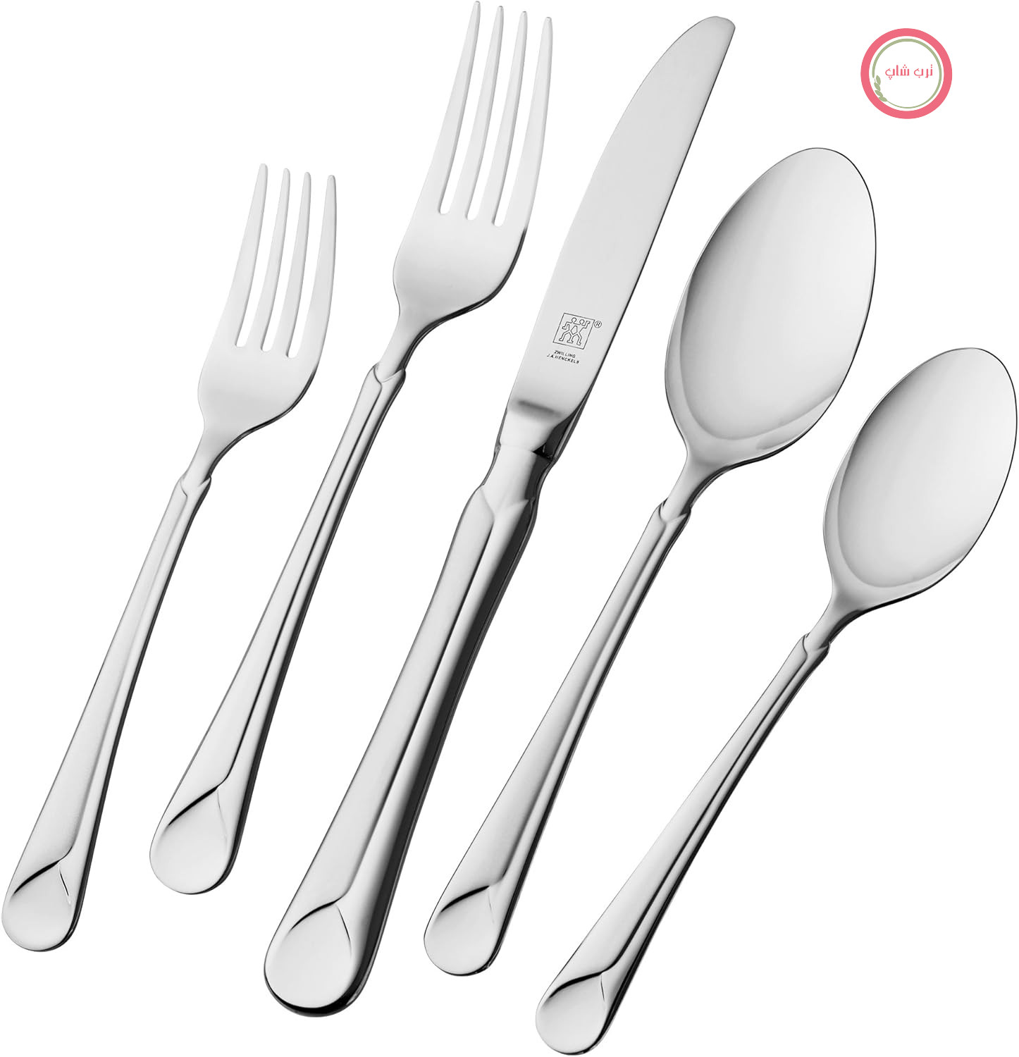 ست چاقو و ظروف کیچن اید - ZWILLING Provence - 45 تکه - استیل ضد زنگ 18/10 - سطح ساتین دوگانه - برای 8 نفر - همراه با 5 عدد ظروف سرو