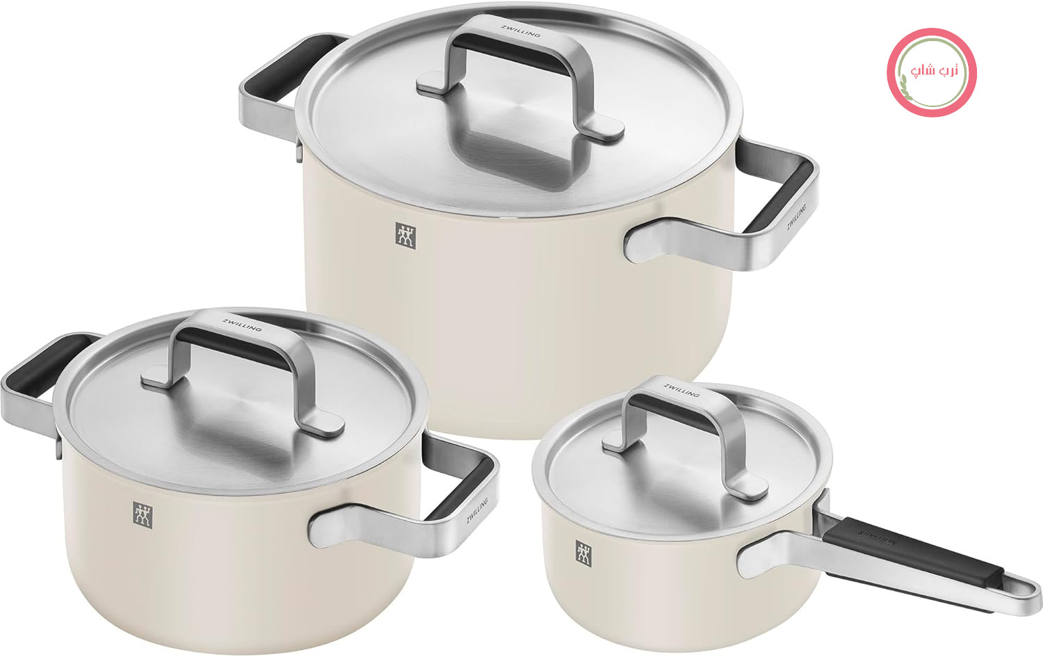 ست لوازم آشپزی ZWILLING Pure - 6 قطعه - استیل ضد زنگ - رنگ سفیدی