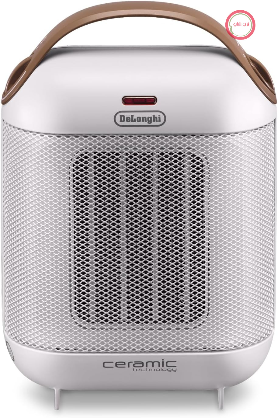 بخاری سرامیکی De'Longhi Capsule HFX30C18.IW – بخاری فن‌دار قابل حمل با ۱۸۰۰ وات، ۲ حالت گرمایش، عملکرد ضد یخ‌زدگی، برای اتاق‌هایی تا ۵۵ متر مکعب، سفید