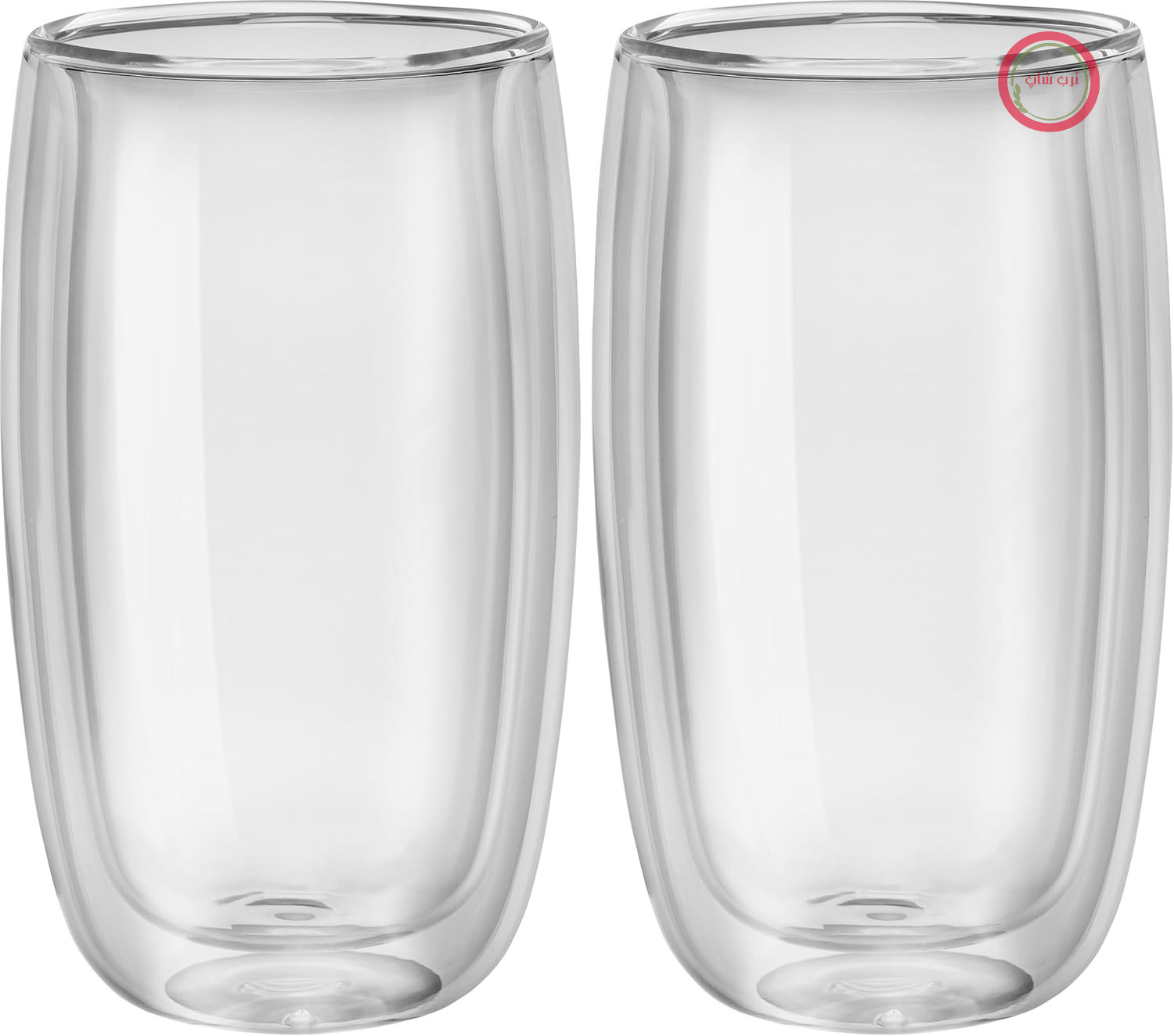 لیوان لاته‌ماکیاتو دو دیواره ZWILLING Sorrento - 2 عدد 350 میلی لیتری - شیشه بوروسیلیکاتی - لیوان حرارتی - مقاوم در برابر حرارت - شامل 2 عدد