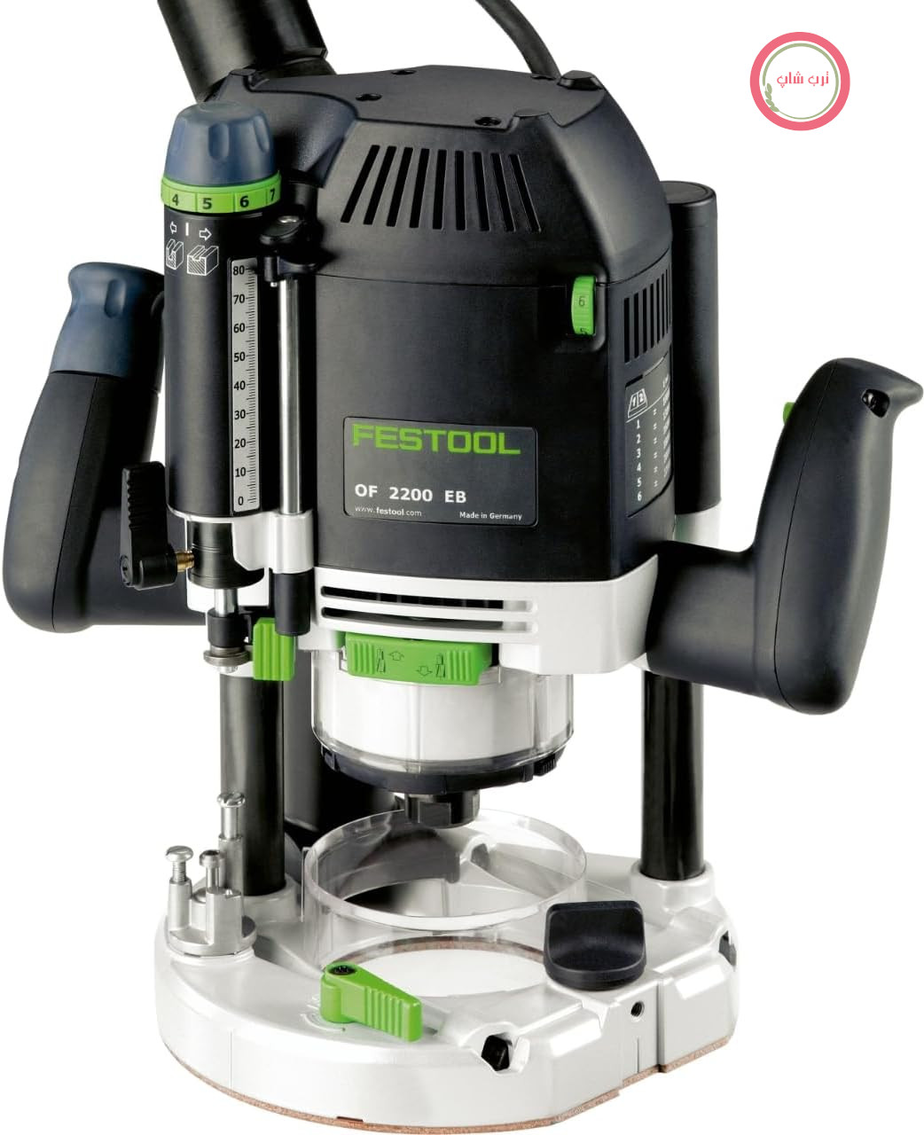 اورفرز لبه‌ زن فستول آلمان روتر Festool OF 2200 EB در Systainer، 2200 W تنظیم شده است