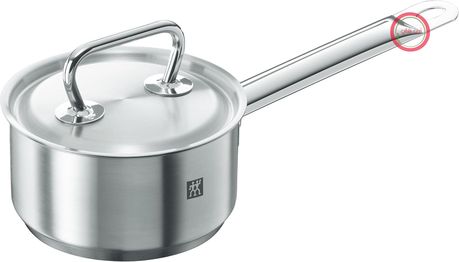 قاشق و کفگیر استیل ZWILLING TWIN - مدل کلاسیک - با درب - 14 سانتی متر - ظرفیت 1 لیتر - مناسب برای کوره های برقی - بدون روکش - استیل ضد زنگ - نقره‌ای