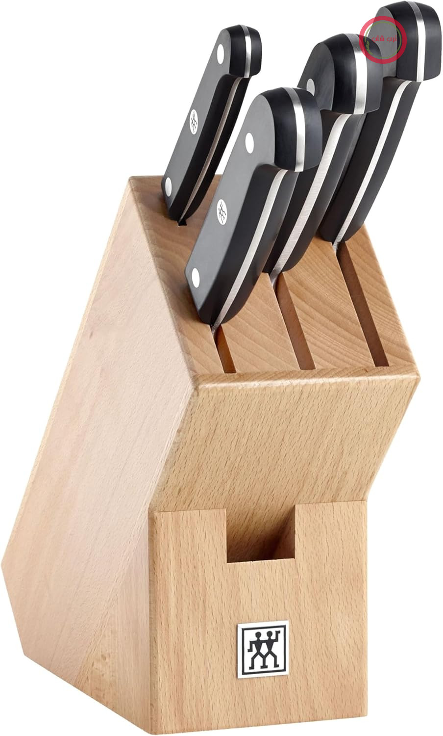 ست چاقوهای حرفه‌ای Zwilling® - مدل گورتیم - 5 عدد - جنس چوب طبیعی