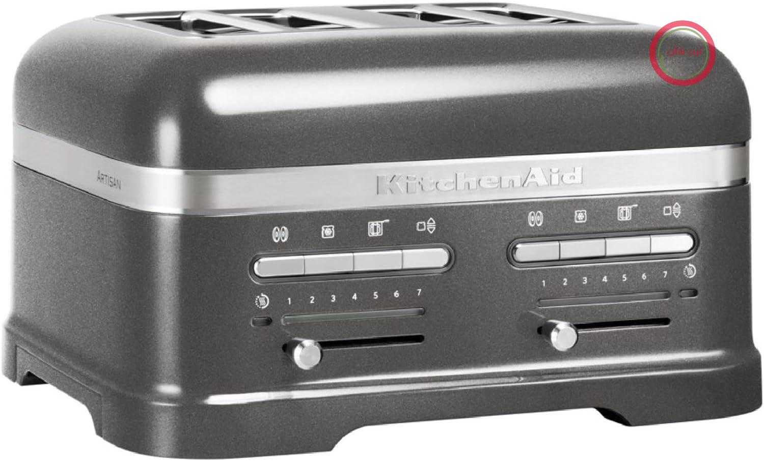توستر 4 اسلایس کیچن اید آمریکا KitchenAid 5KMT4205EMS خاکستری