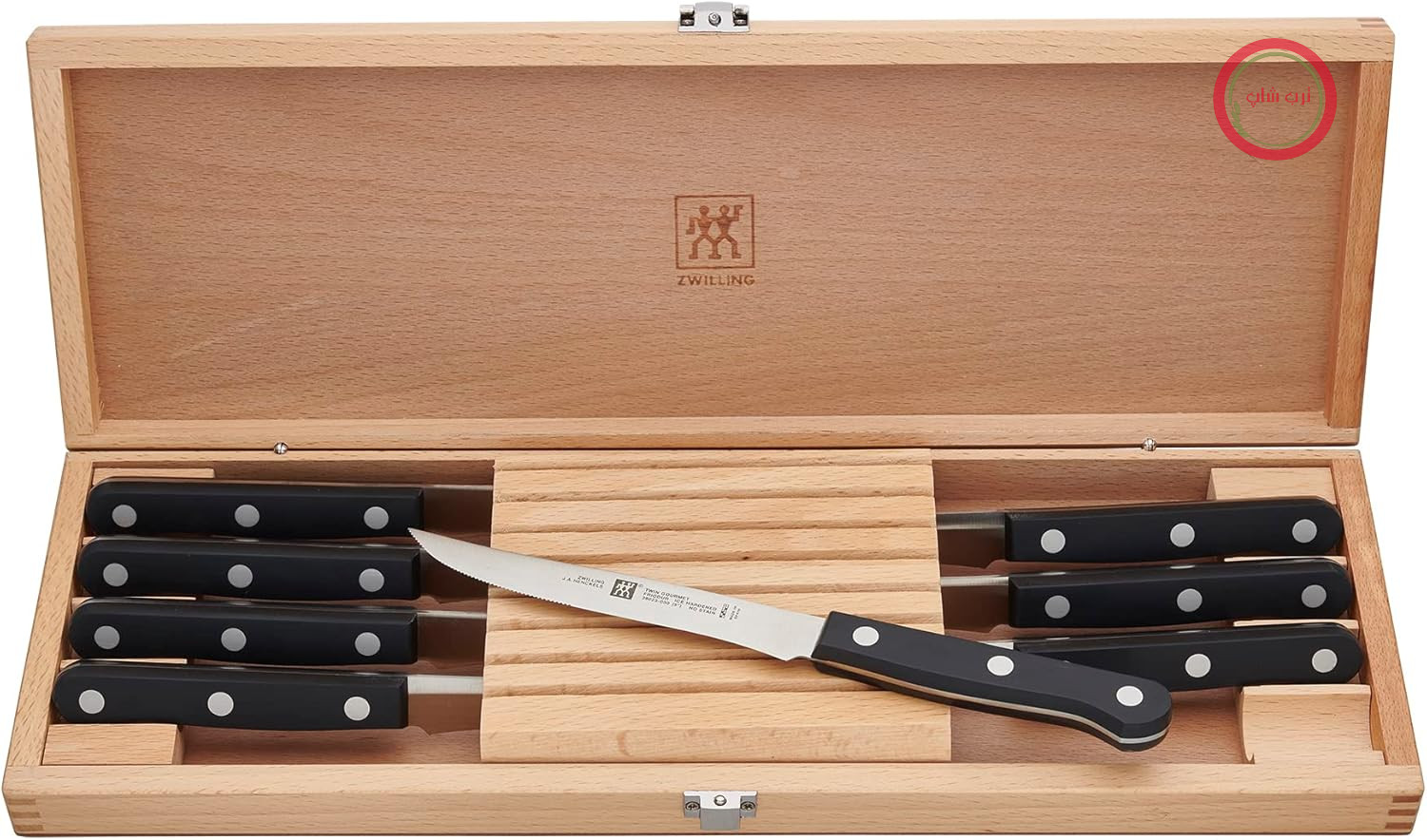ست چاقوی گوشت ZWILLING J.A. Henckels مدل Twin Gourmet - 8 تکه - با جعبه