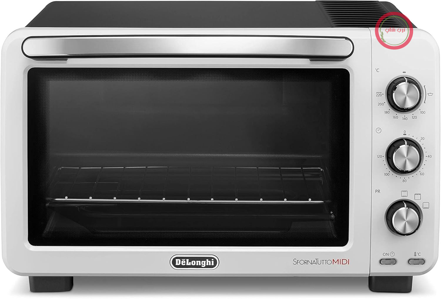 آون توستر برقی ۲۴ لیتری دلونگی De'Longhi 0118470303 سفید مشکی