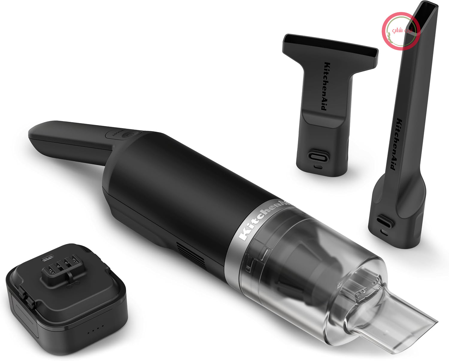 آشپزخانه آید پاک کننده های دستی بی سیم - Go Cordless - نل ها و لوازم جانبی 2 در 1 - سبک - 20 دقیقه استفاده از هر بار - با باتری - سیاه