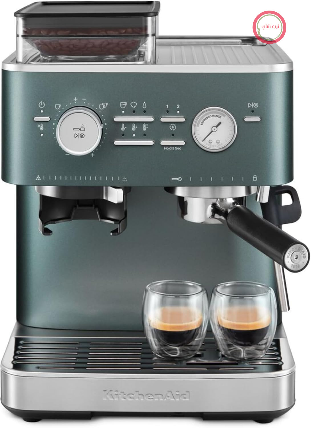 اسپرسو ساز اسپریسی نیمه اتوماتیک کیچن اید آمریکا KitchenAid 5KES6551EJP نوشیدنی های داغ از اسپرسو تا کاپوچینو