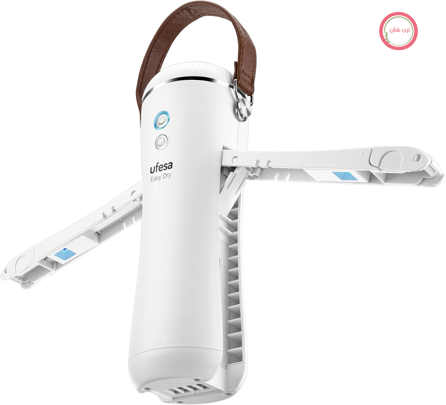 اتو بخار ایستاده یوفسا اسپانیا Ufesa Easy Dry، دستگاه ضدعفونی کننده باکتری با نور UV، خشک کن کوچک، خوشبو کننده با رایحه معطر، کیف مسافرتی شامل