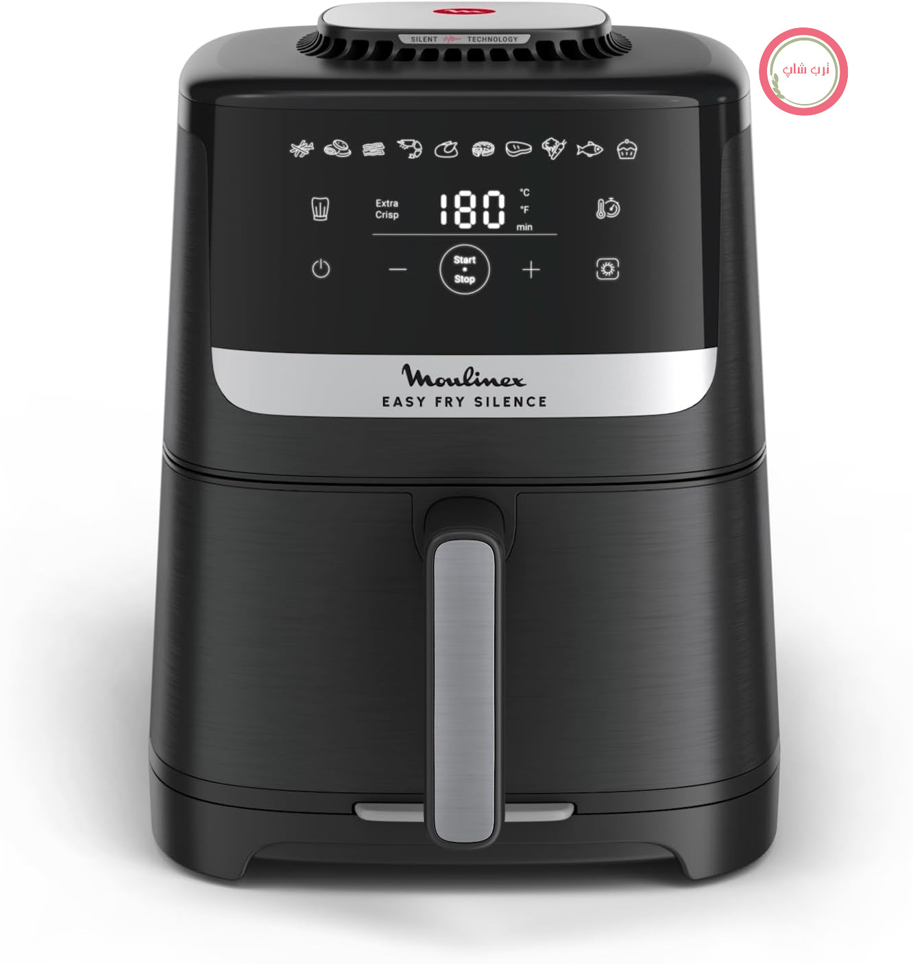 سرخ کن بدون روغن مولینکس فرانسه Moulinex مدل Easy Fry Silence XL – ظرفیت XL، رنگ مشکی قرمز