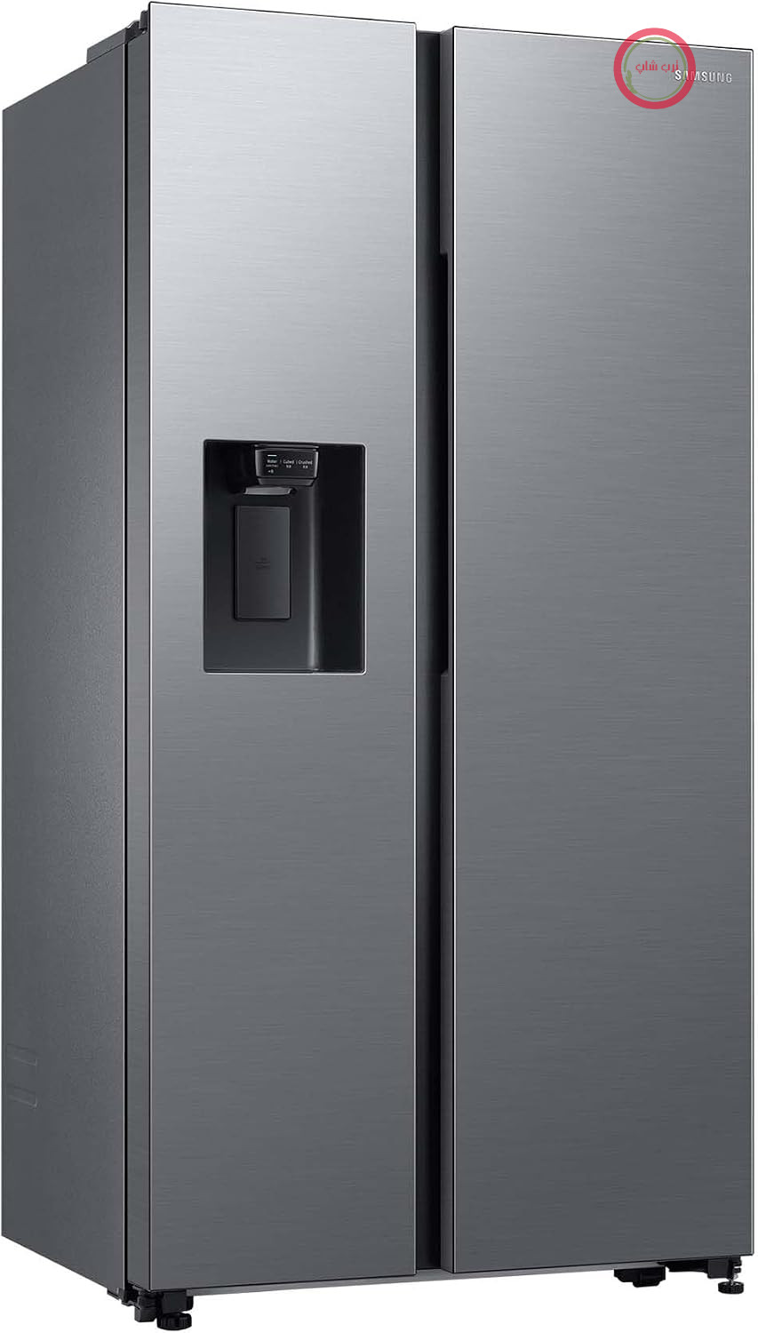 یخچال فریزر ساید بای ساید سامسونگ Samsung مدل RS64DG53R3S9EF، 178 سانتی‌متر، 628 لیتر، حالت انرژی SmartThings AI، یخ‌ساز و آبریز، یخ‌ساز باریک، ظاهر استیل ضد زنگ