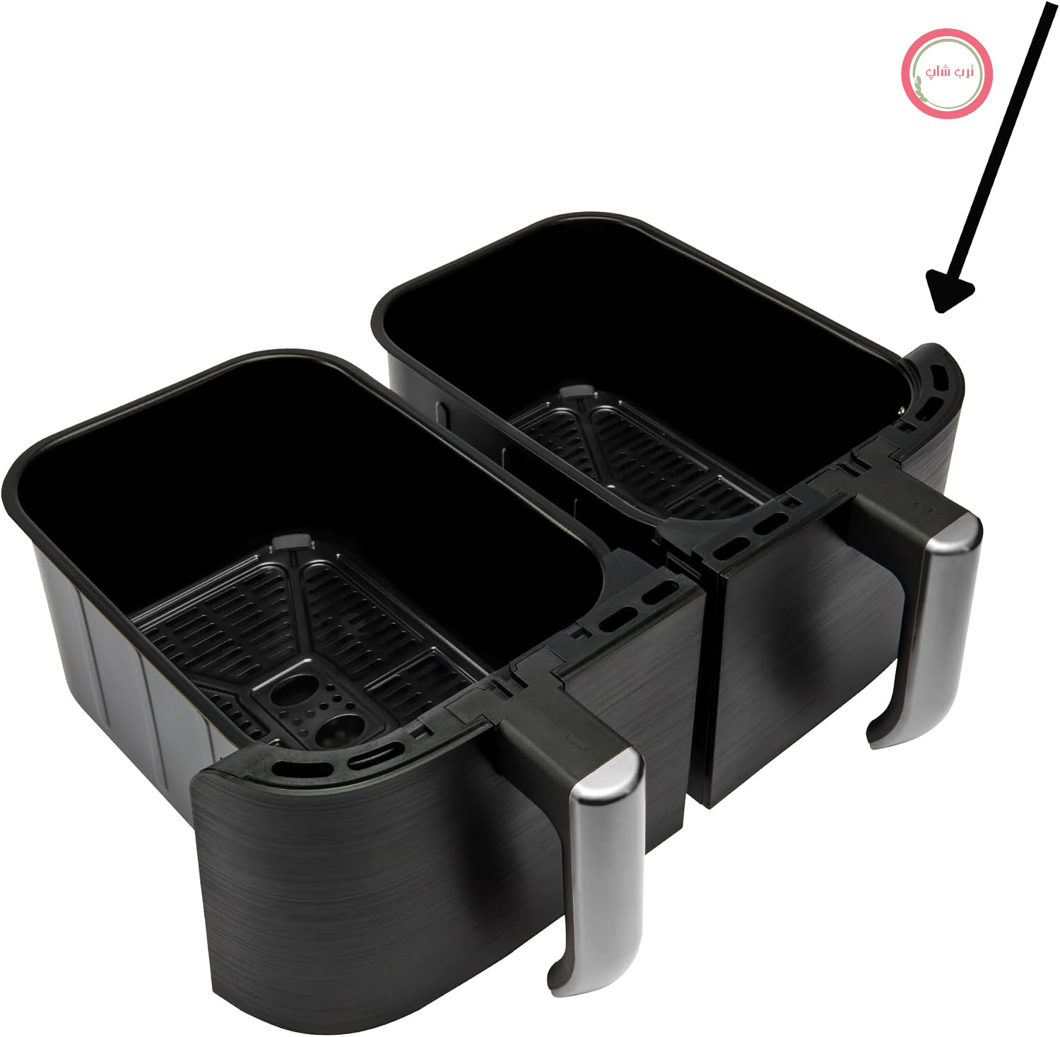 سبد جایگزین راسل هابز سمت راست [برای سرخ‌کن دو محفظه‌ای SatisFry مدل 9L 27681-56] با ظرفیت 4.5 لیتر، سبد قابل شستشو در ماشین ظرفشویی، کشو، قطعه یدکی، لوازم جانبی N700889
