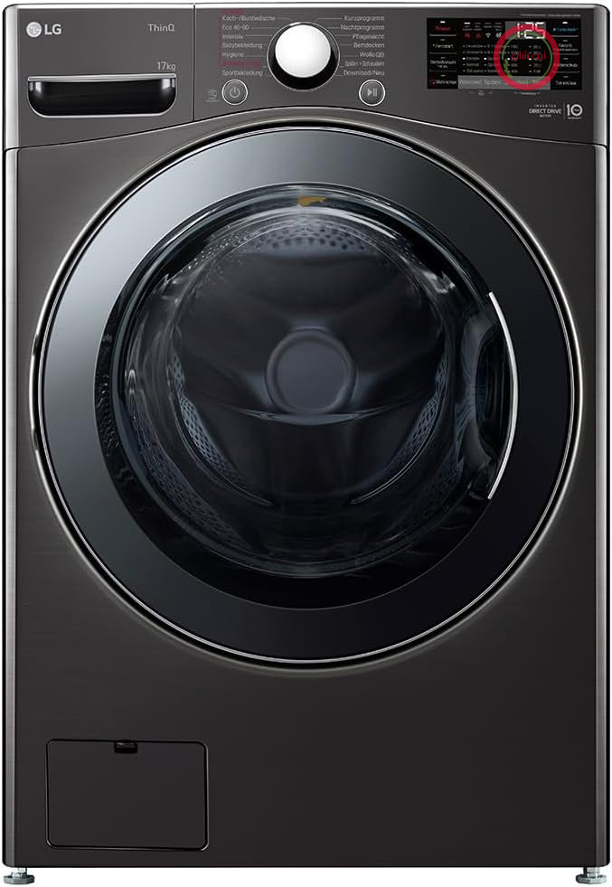 ماشین لباسشویی ال‌جی F11WM17TS2B، درب از جلو