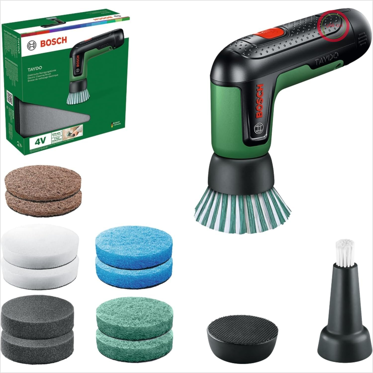برس تمیزکننده شارژی بوش آلمان مدل Bosch TAYDO برای حمام، آشپزخانه و لوازم خانگی