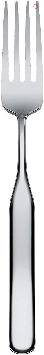 چنگال دسرخوری السی ایتالیا Alessi IS02/5 مدل Collo-Alto، جنس استیل ضد زنگ براق ۱۸/۱۰، ابعاد ۱۷ در ۲ در ۴ سانتی‌متر، ۶ واحد، نقره‌ای