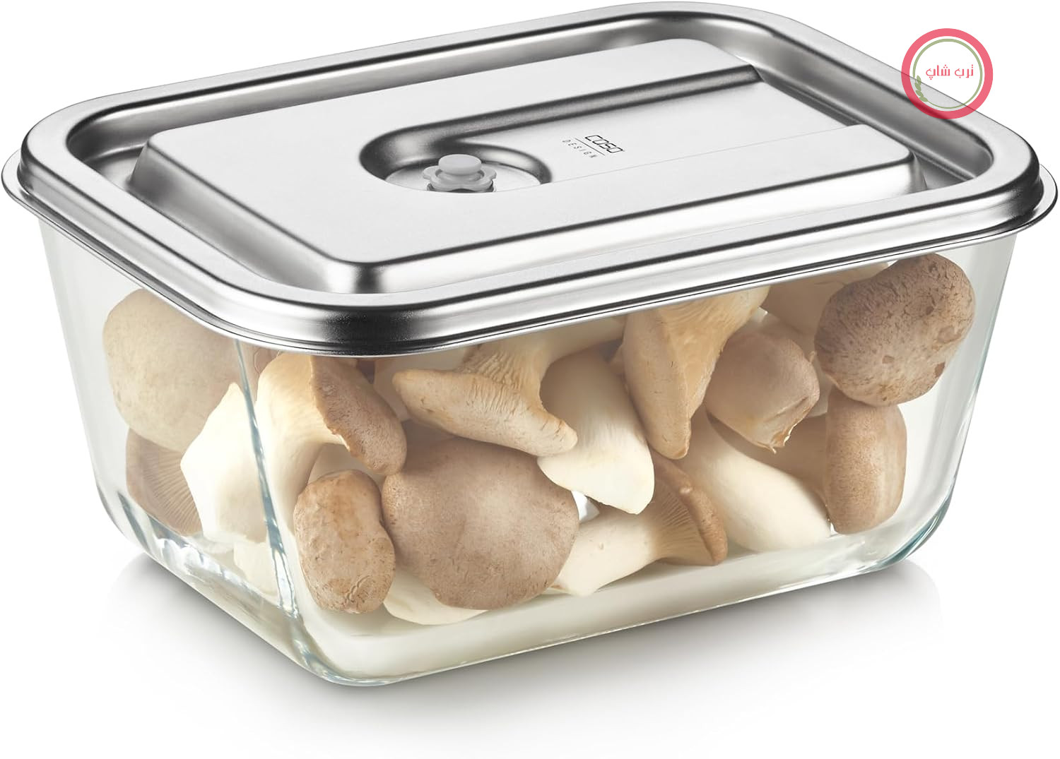 ظروف غذا وکیوم کاسو آلمان Caso VacuBoxx Inox 2.6، حجم ۲۶۰۰ میلی‌لیتر، برای مواد غذایی