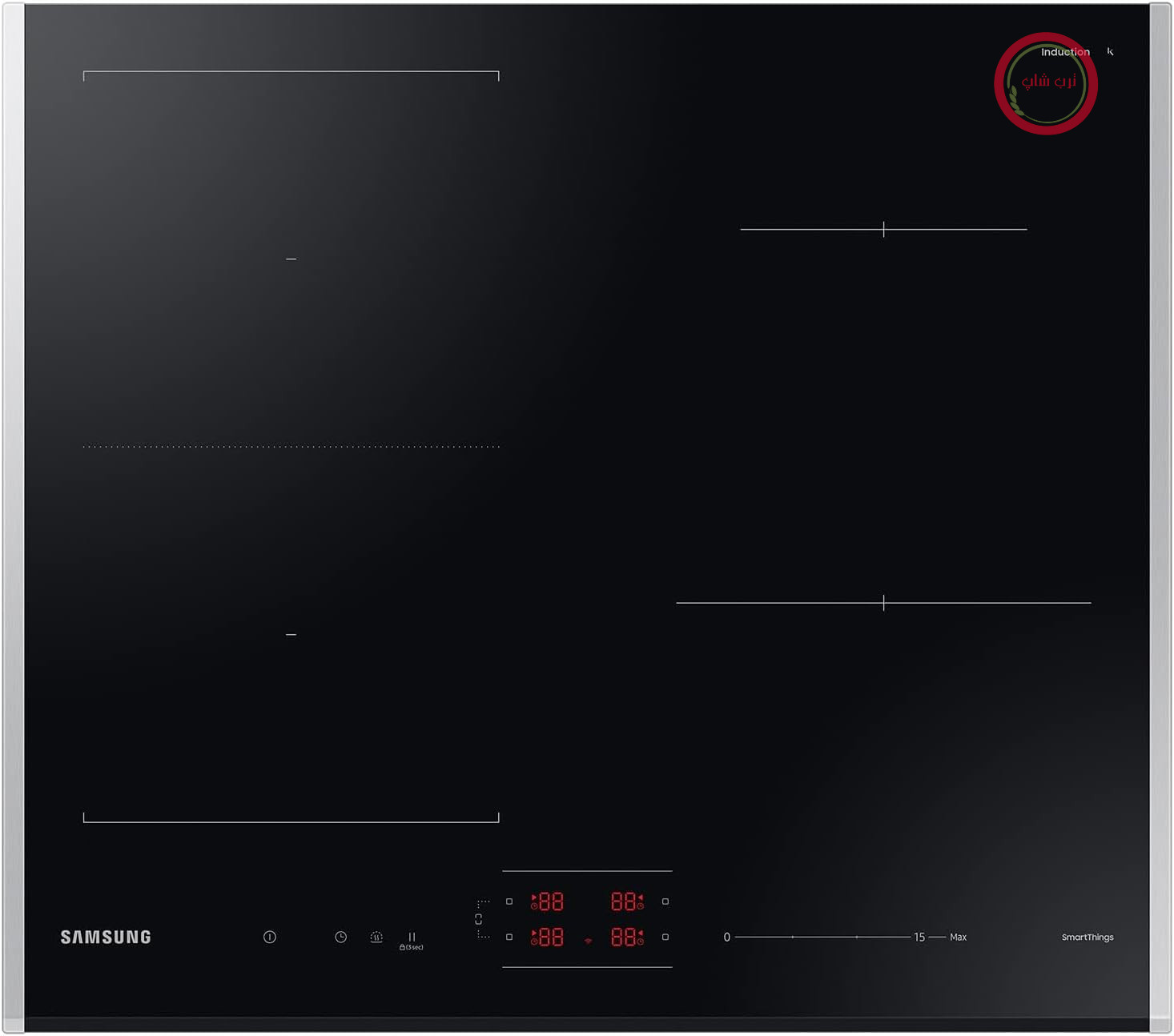 اجاق برقی القایی سامسونگ مدل Samsung NZ64B5046JK/U1، 60 سانتی‌متر، شیشه و سرامیک