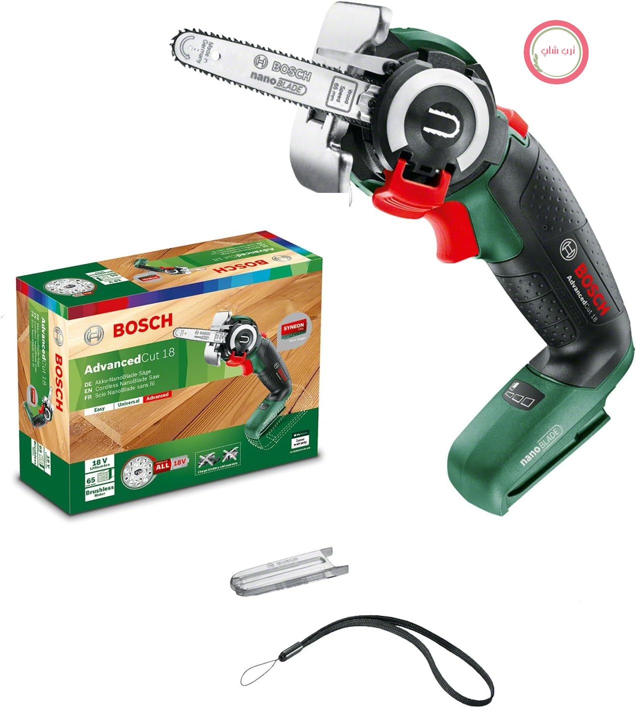اره شارژی افقی بر بوش آلمان Bosch مدل AdvancedCut 18 (بدون باتری، سیستم ۱۸ ولت)