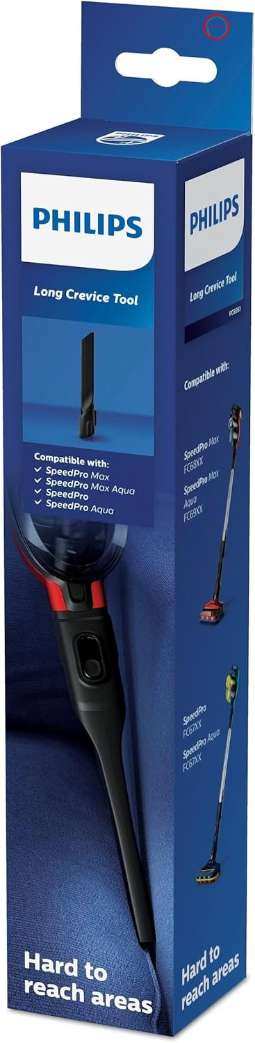 ابزار بلند مخصوص تمیز کردن درز و شکاف فیلیپس FC8051/01 (قابل اتصال به جاروبرقی‌های بی‌سیم SpeedPro Max و SpeedPro) | برای فضاهای تنگ، سازگار با جاروبرقی‌های بی‌سیم FC672X، FC682X، XC704X، XC804X، XC814X، XW938X (FC8051/01)
