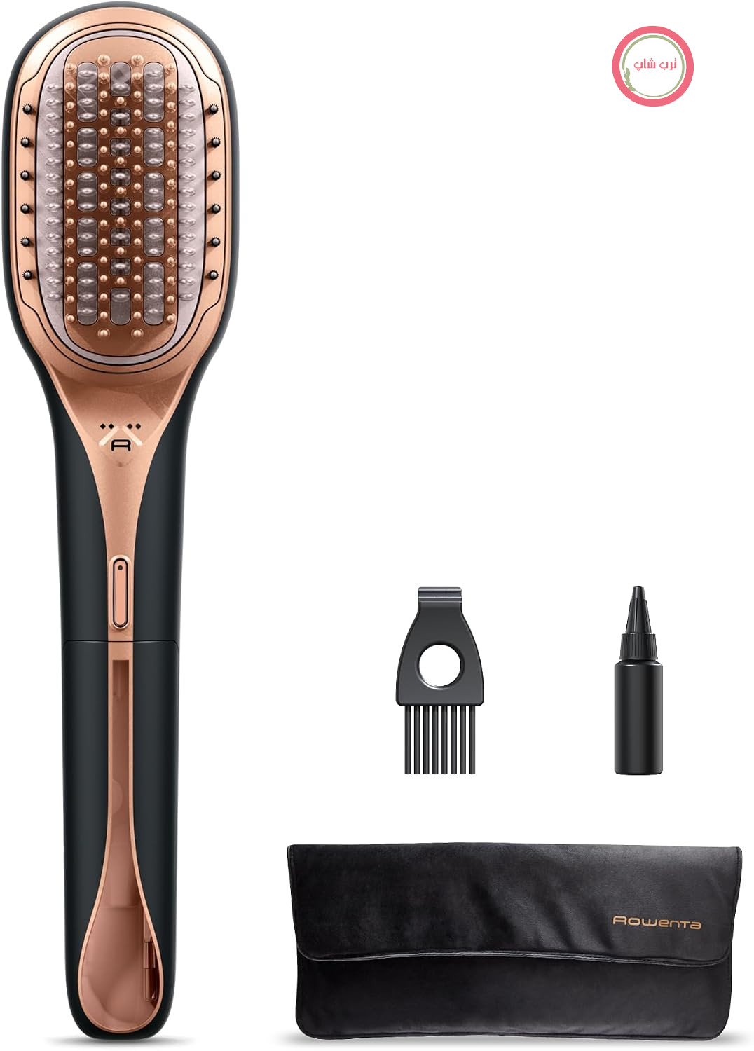 برس برقی حرارتی روونتا آلمان ترمیم کننده مو Rowenta Hair Therapist، برس بخار، ترمیم کننده موهای آسیب دیده، CF9940F0