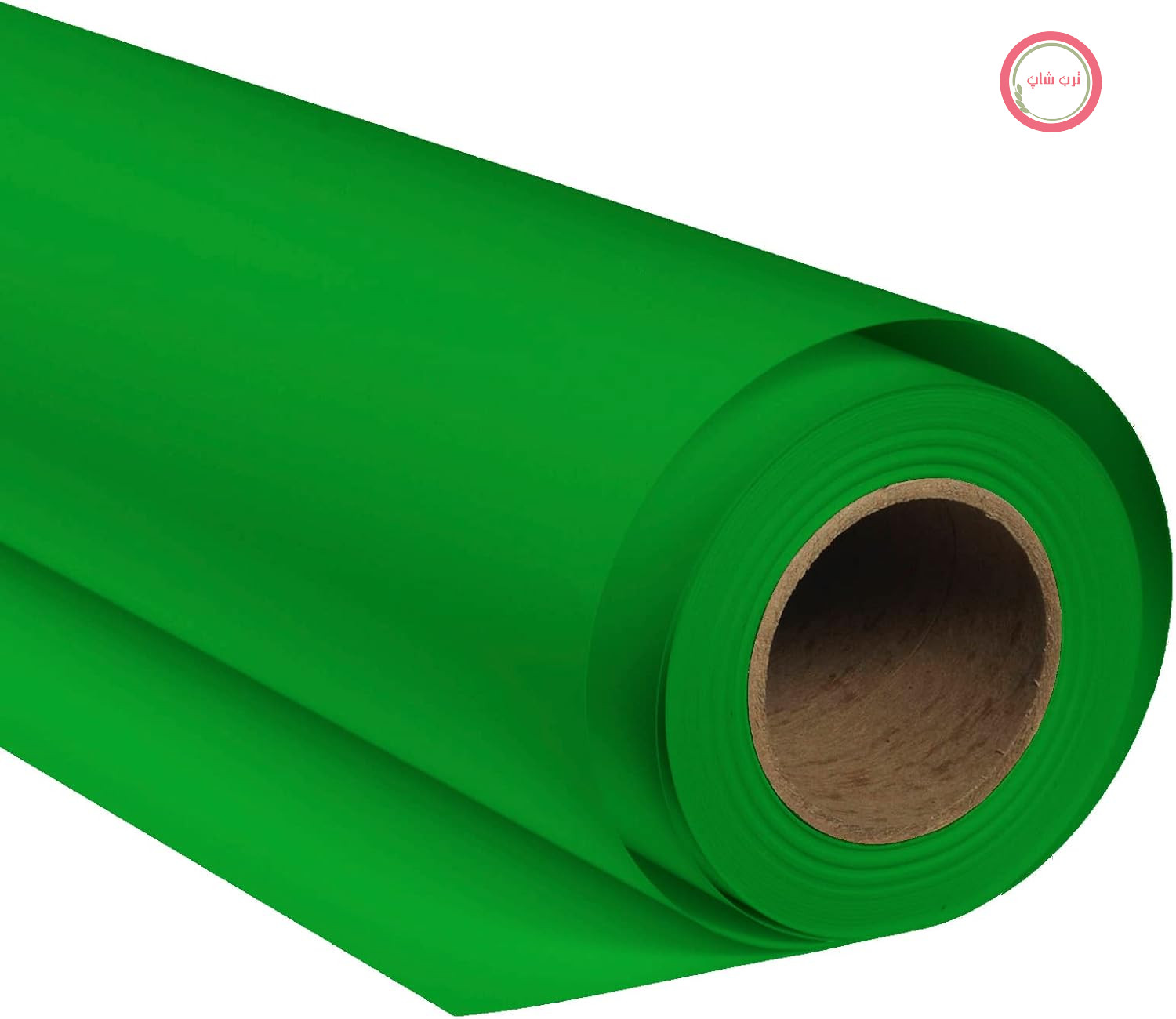 رول کاغذ پس‌زمینه Bresser SBP10 کروماکی، ابعاد 3.56 در 15 متر، سبز برای استودیو | 160 گرم بر متر مربع، کاغذ، ضد انعکاس، با بافت حداقلی، مغز مقوایی 48 میلی‌متر، 12.5 کیلوگرم، برای کروماکی، مناسب برای MB 11 نیست