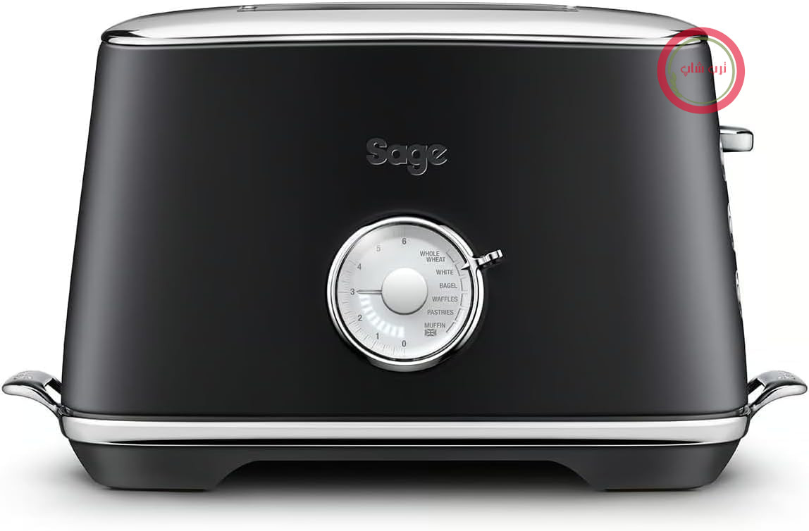 تستر Sage Toast Select Luxe، توستر ۲ تکه‌ای، ترافل سیاه | توستر ۲ تکه‌ای با نمایشگر شمارش معکوس LED، عملکرد بالابر، ۶ حالت، سطح برشته شدن قابل تنظیم، ۸۴۰-۱۰۰۰ وات