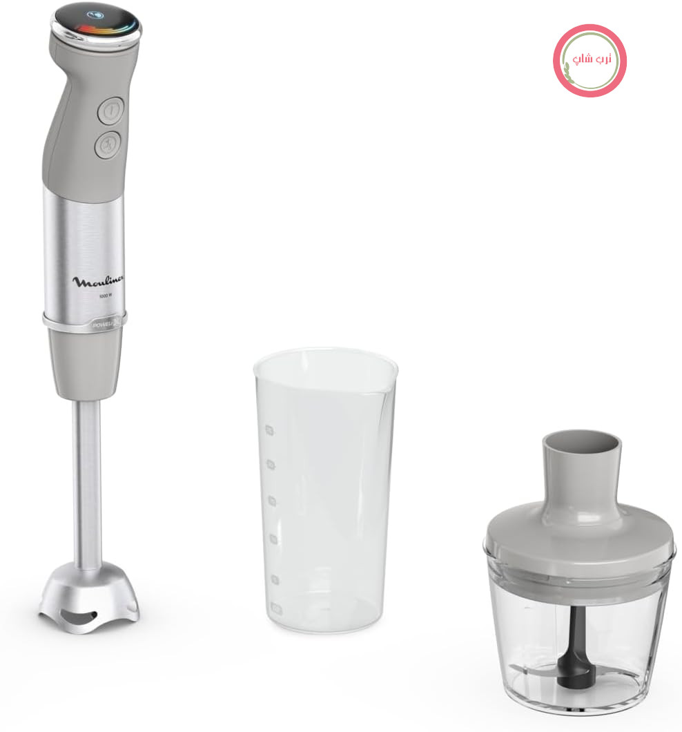 گوشت‌کوب برقی مولینکس فرانسه Moulinex مدل Quickchef+ DD672B – قدرت ۱۰۰۰ وات، ۲۰ سرعت، تیغه Powelix