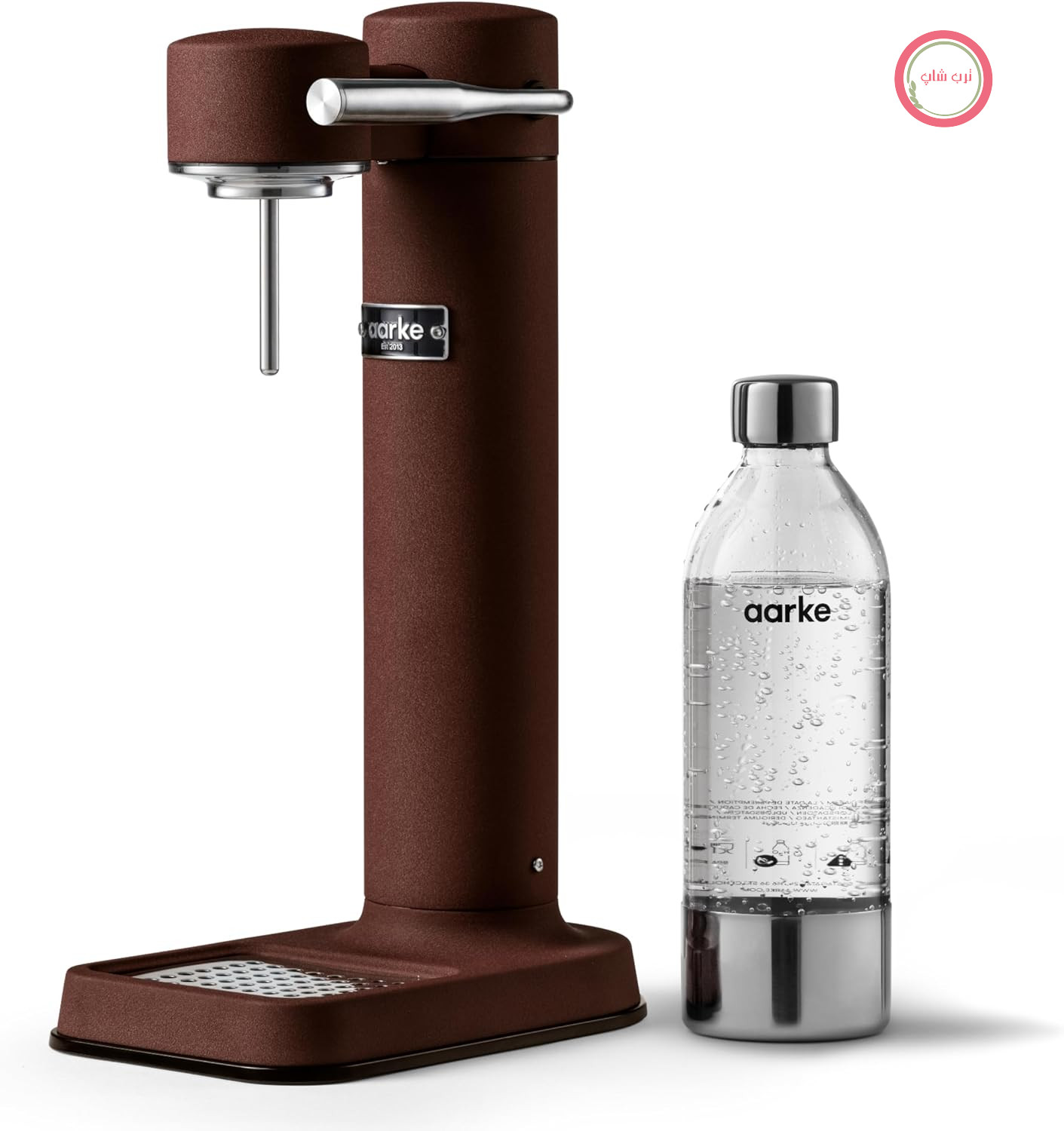 سودا ساز نوشابه ساز آرکه سوئد Aarke Carbonator 3 Water Carbonator با پوشش استیل ضد زنگ و بطری PET بدون BPA