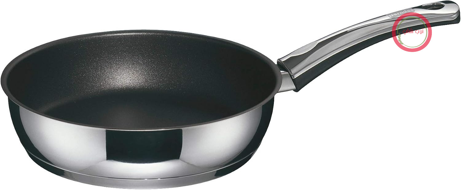 ماهیتابه برندس آلمان Berndes Injoy نسخه ویژه 24 سانتی‌متری، لبه بلند، تابه القایی، استیل ضد زنگ، روکش نچسب