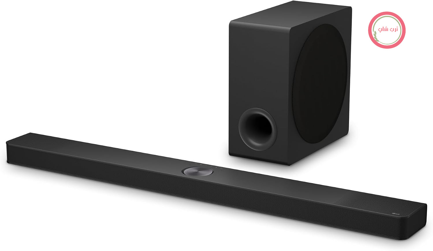 ساندبار ال‌جی LG DS90TY 5.1.3 با فناوری دالبی اتموس (570 وات) به همراه ساب ووفر بی‌سیم (Wow Cast، HDMI، بلوتوث) [2024]، مشکی