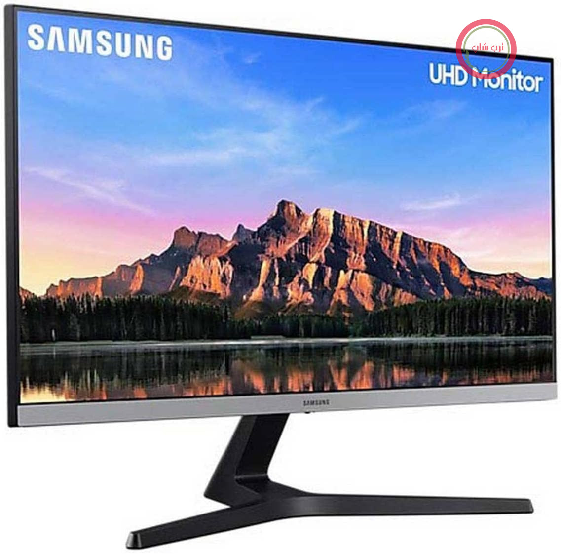 مانیتور UHD سامسونگ Samsung مدل U28R552UQR، 28 اینچ، پنل IPS، وضوح 4K UHD، فناوری AMD FreeSync، زمان پاسخگویی 4 میلی‌ثانیه، نرخ تازه‌سازی 60 هرتز، آبی تیره / خاکستری