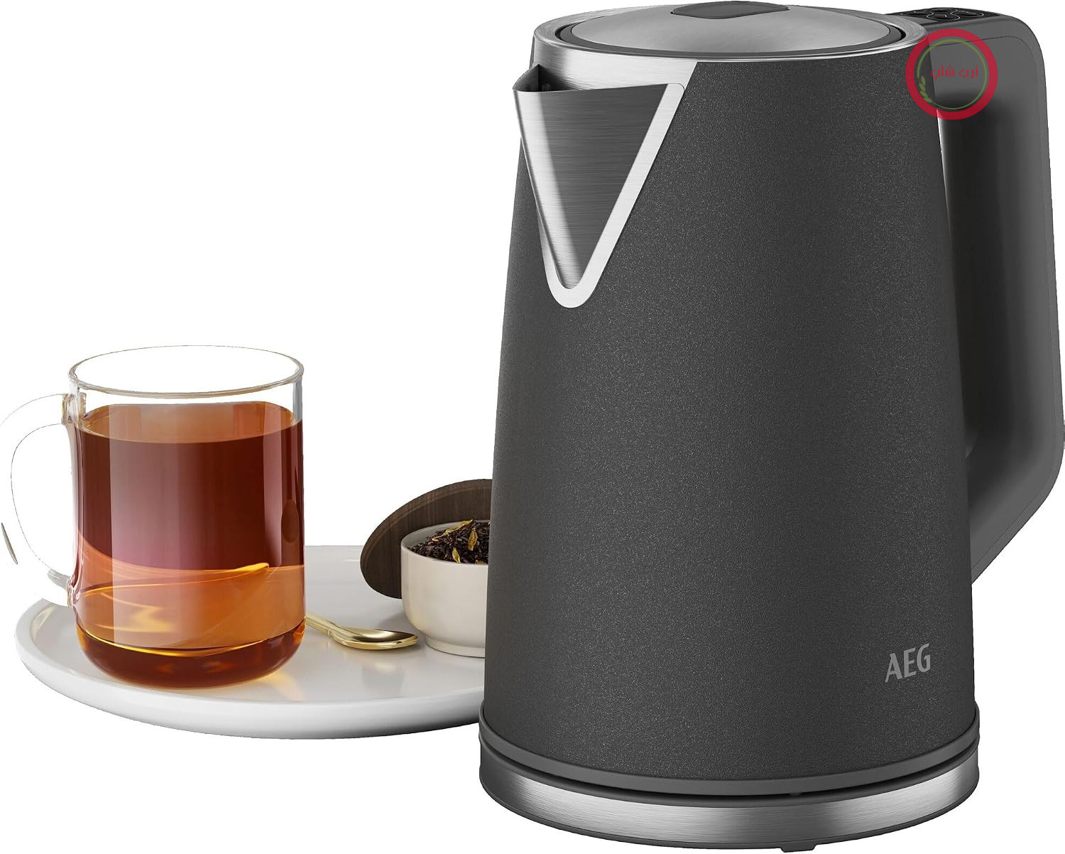 کتری برقی آاگ آلمان AEG مدل K5-1-6AN Deli 5 آنتراسیت با تنظیم دمای ۵ مرحله‌ای