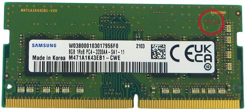 ماژول حافظه رم لپ تاپ SpotMarket M471A1K43EB1-CWE 8 GB DDR4 3200 MHz PC4-25600 1.2 V 1Rx8 260-Pin SODIMM