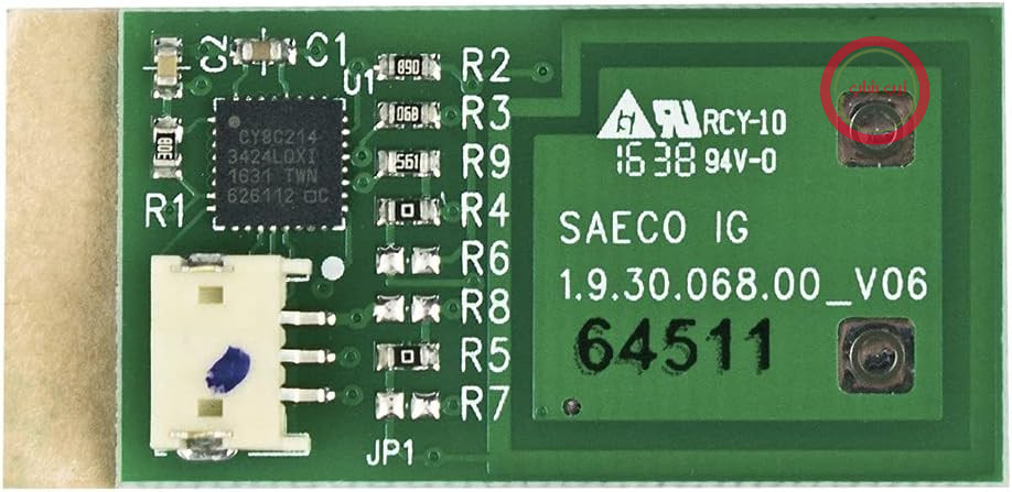 دستگاه قهوه ساز Saeco مدل 11000651 با سنسور اصلی کنترل الکترونیکی سطح آب (تا حدودی سازگار با XSMALL، SYNTIA، EXPRELIA، XELSIS، ODEA، TALEA، PRIMEA) (همچنین سازگار با Philips 996530000425)