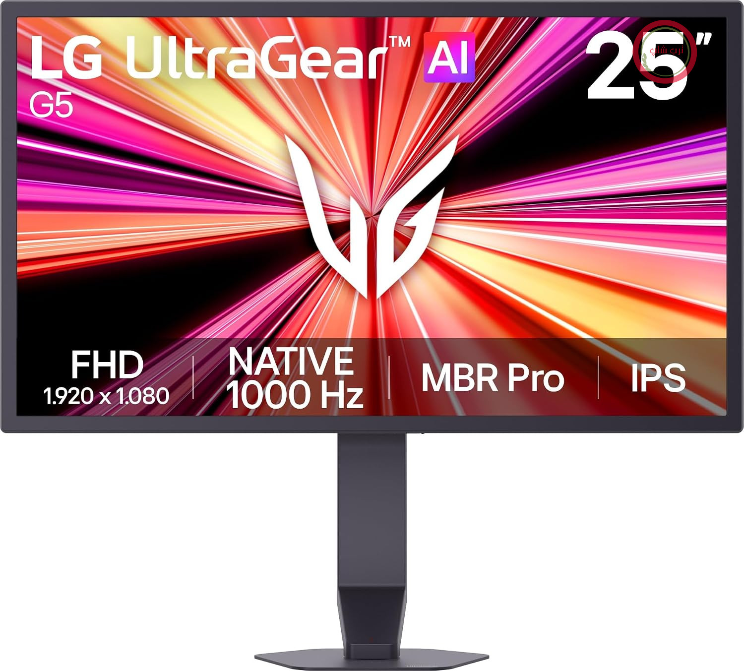 مانیتور گیمینگ ال‌جی LG Ultragear™ 25G590B-B با کیفیت 25 اینچ و پنل Zoll Full HD IPS، نرخ نوسازی 1000 هرتز