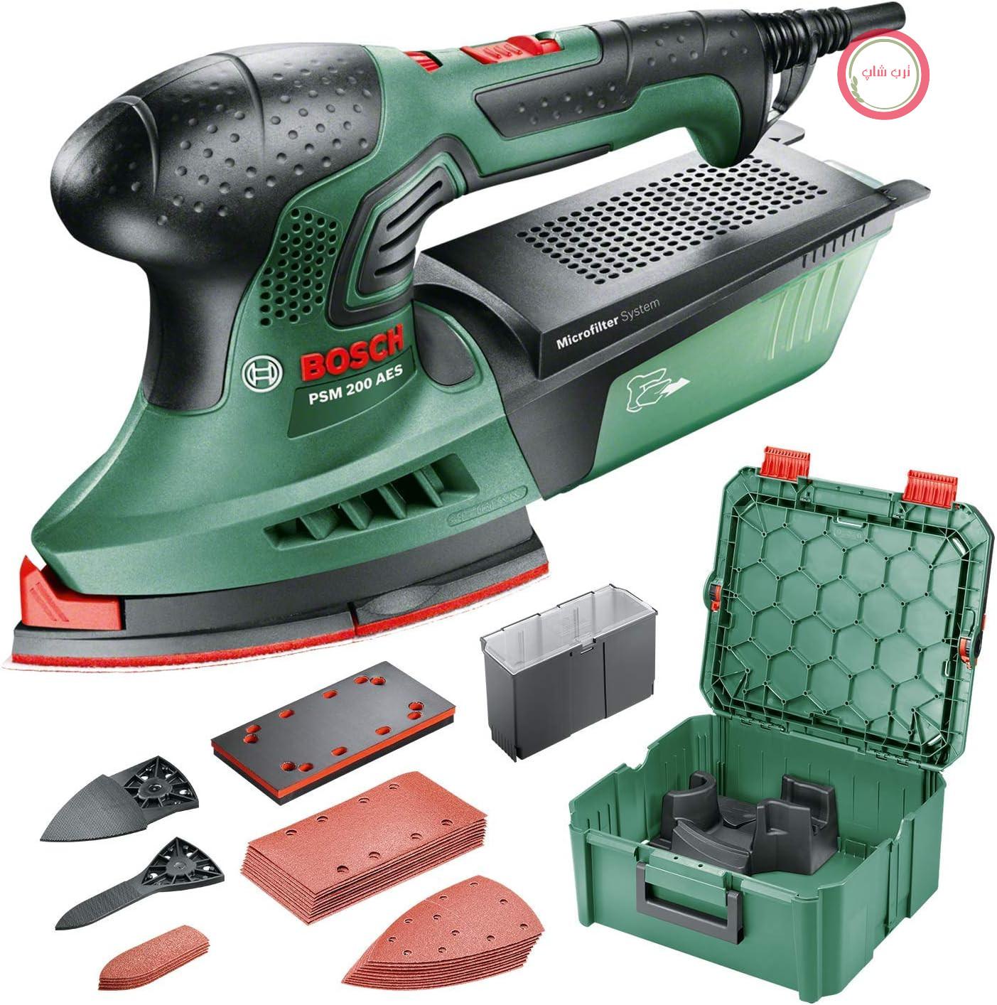 سنباده زن چندکاره بوش آلمان Bosch PSM 200 AES (200 وات، در SystemBox M)