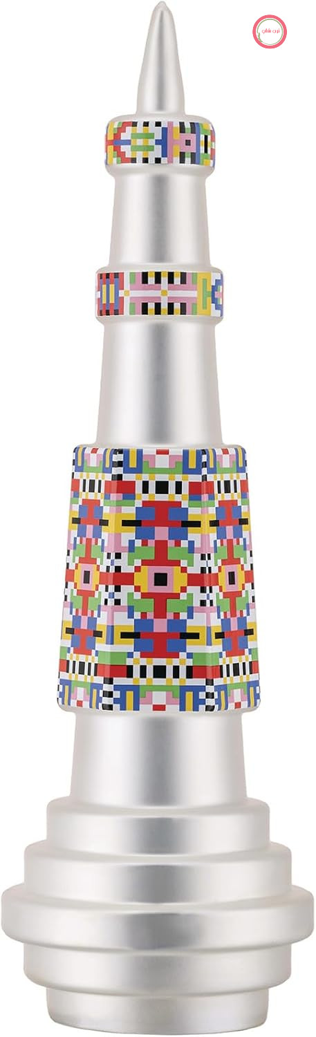طرح رویه‌ی درخت کریسمس طرح Alessi Vertigo ESA07 از شیشه دمیده شده با دهان، تزئین شده با دست
