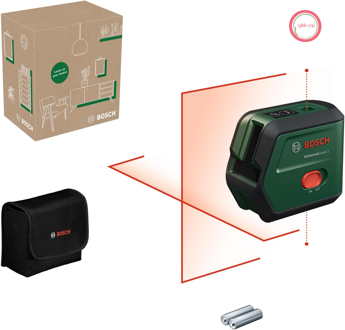 تراز لیزری خط‌کشی بوش آلمان Bosch مدل UniversalLevel 2