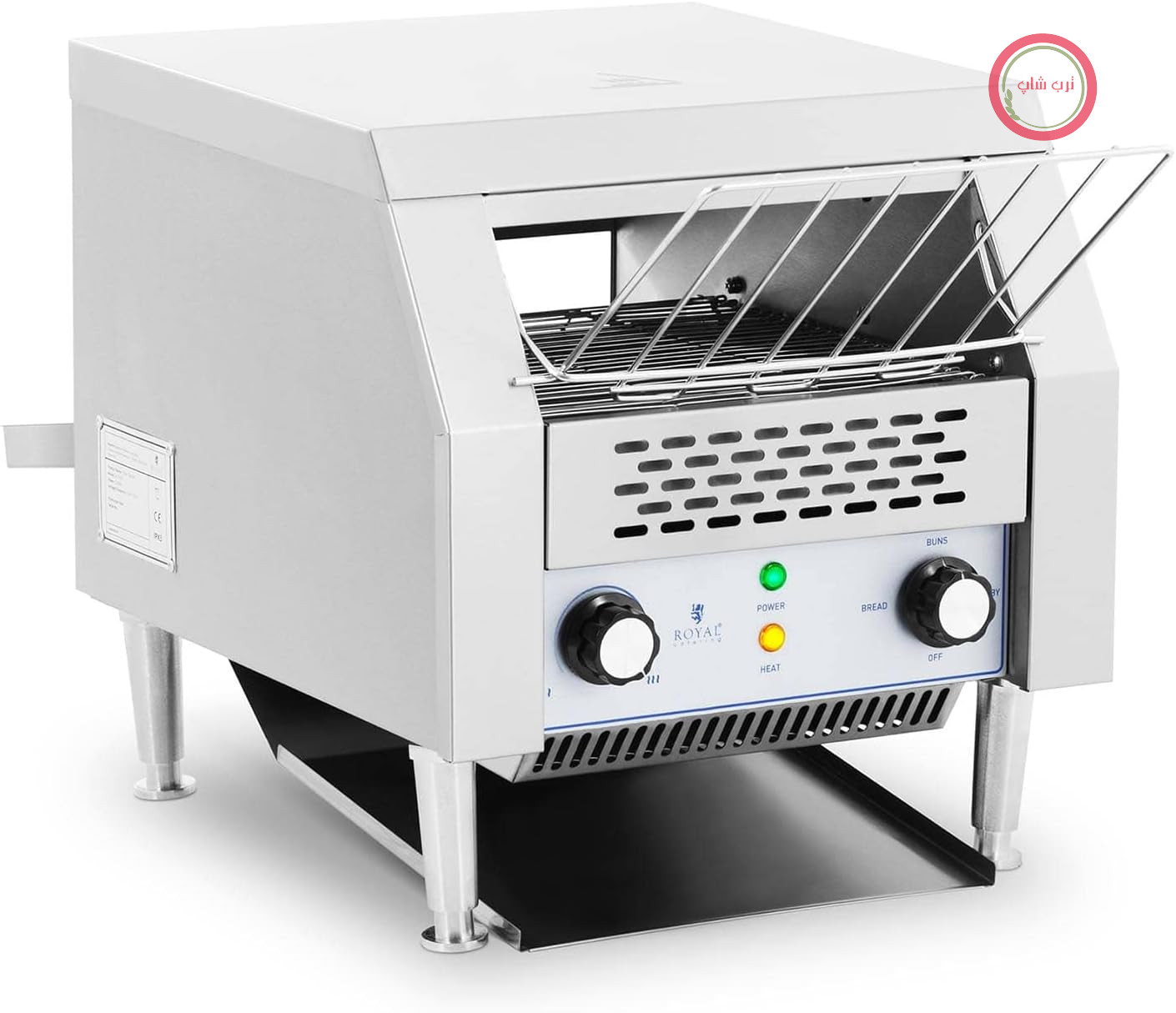 توستر ریلی صنعتی رویال کترینگ آلمان Royal Catering مدل RC-CT001، توان ۲۲۰۰ وات، ۳ حالته