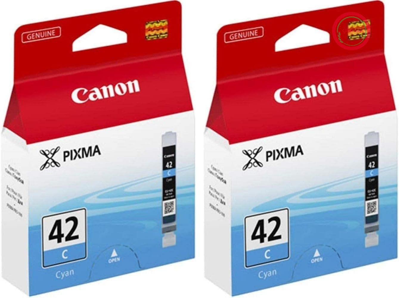 کارتریج جوهر اصلی Canon CLI 42 C برای چاپگرهای Pixma PRO100 PRO100S (بسته 2 عددی)