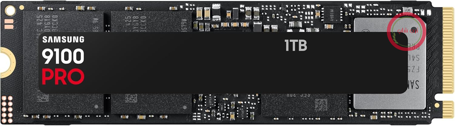 حافظه SSD سامسونگ 9100 PRO NVMe M.2، 1 ترابایت، PCIe 5.0، سرعت خواندن 14700 مگابایت بر ثانیه، سرعت نوشتن 13300 مگابایت بر ثانیه، SSD داخلی برای بازی، ویرایش ویدیو و هوش مصنوعی، مشکی، MZ-VAP1T0BW