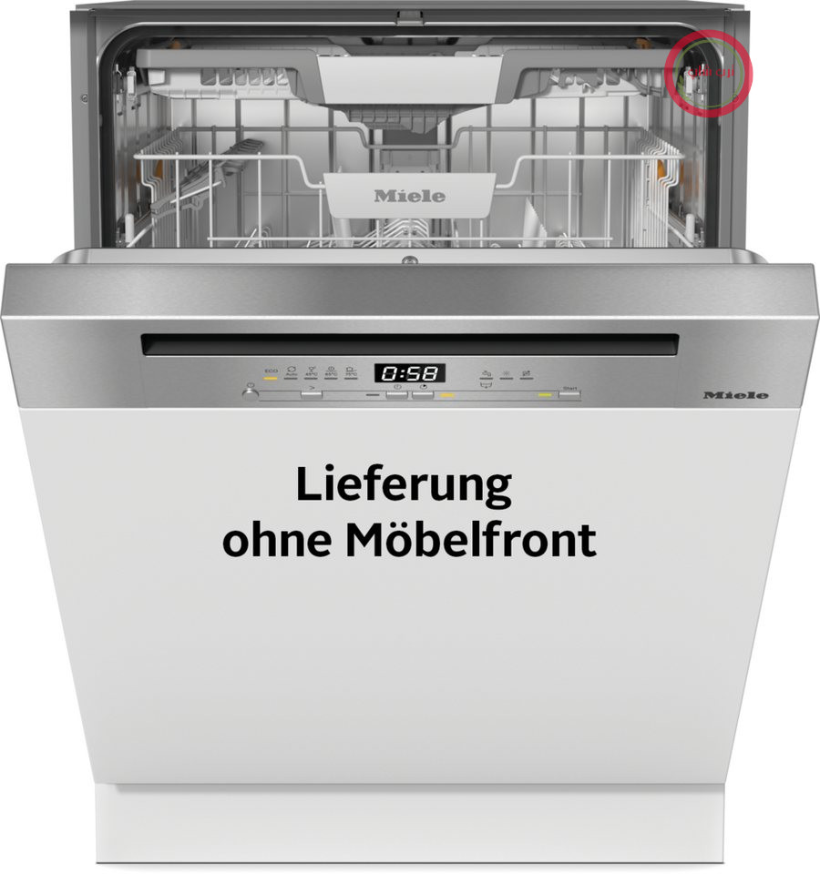ماشین ظرفشویی نیمه یکپارچه Miele مدل G 5811 SCi Active Plus، ظرفیت ۱۴ نفره