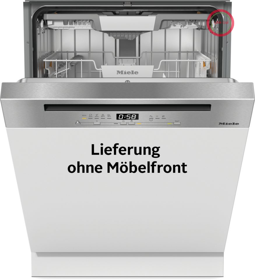 ماشین ظرفشویی نیمه یکپارچه Miele مدل XXL G 5817 SCi XXL Active Plus، ظرفیت ۱۴ نفره