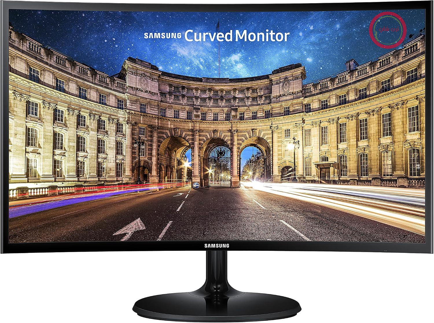 مانیتور سامسونگ منحنی Samsung مدل C27F390FHU با اندازه 68.5 سانتی‌متر (27 اینچ)، وضوح تصویر FHD 1080p، LED، کلاس مصرف انرژی: A با پنل VA و HDMI