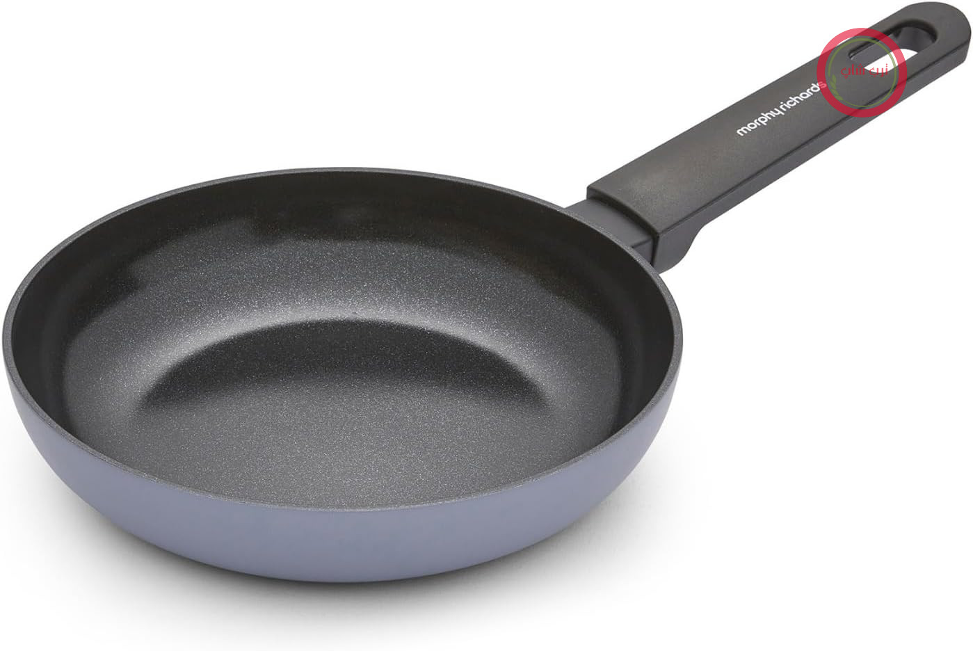 ماهیتابه مورفی ریچاردز انگلستان Morphy Richards آلومینیوم بازیافتی، 20 سانتی‌متر، پوشش سرامیکی نچسب، دسته‌های نرم، مناسب برای فر تا دمای 180 درجه سانتیگراد، مناسب برای انواع اجاق گاز، خاکستری، 853002