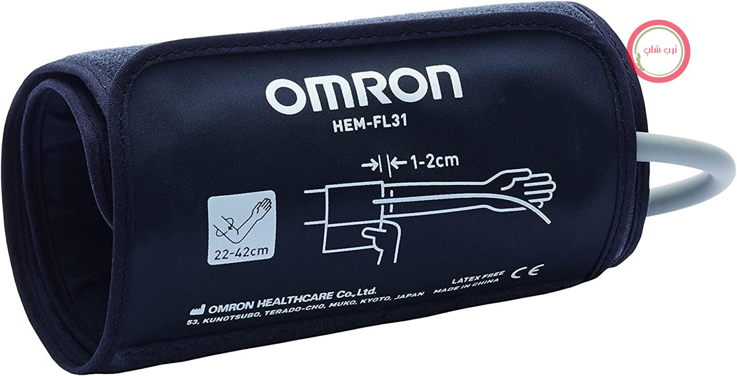 کاف فشارسنج بازویی OMRON Intelli Wrap سایز ۲۲ تا ۴۲ سانتی‌متر HEM-FL31-E | کاف جایگزین اصلی OMRON برای دستگاه‌های فشارسنج بازویی سازگار