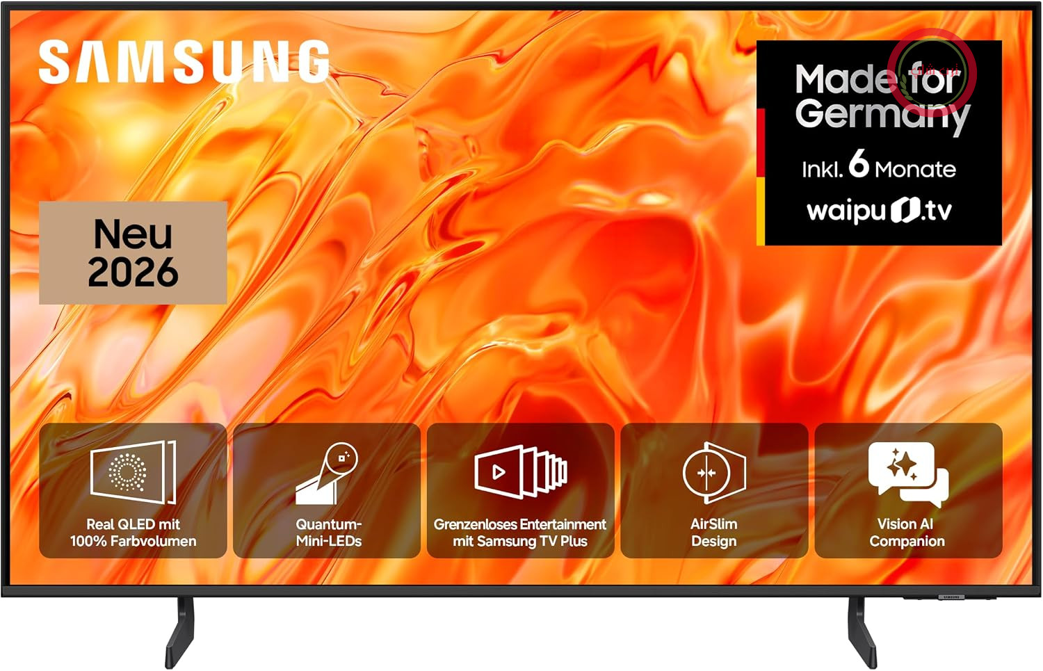 تلویزیون سامسونگ Samsung مدل نئو کیو ال ای دی QN70H 4K، 50 اینچ (125 سانتی متر)، تلویزیون UHD، تلویزیون هوشمند، 2026