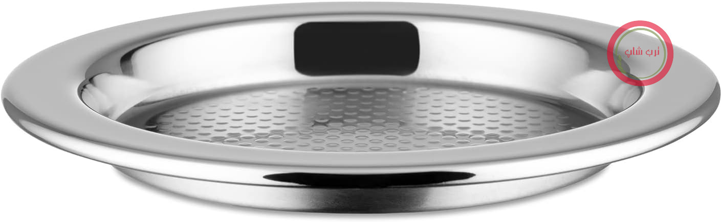 زیرلیوانی استیل براق Alessi - 5009/15 - مجموعه 2 عددی، نقره‌ای